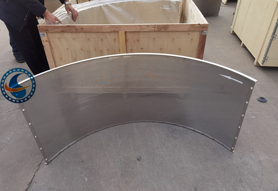 SS304 Sieve Bend Screen Wedge Wire DSM Screen Upto  4m Length
