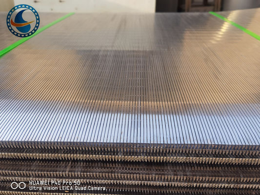 Customizable 304SS Wedge Wire Screen Panel 0.02mm Slot Opening