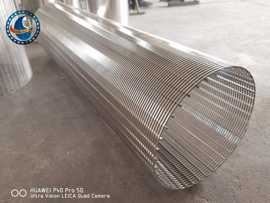 Continuous Slot Wedge Wire Screen Stainless Steel High Open Area