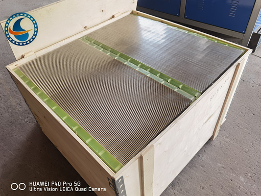 Wrapped Ss 304 Wedge Wire Screen Panel For Industrial Filtration