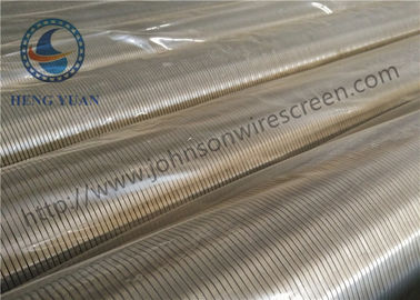 ISO9000 Approved Water Well Screen Pipe For Sand Control 0.75mm Slot Size