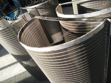 Vee-Shaped Type Wedge Wire Parabolic Screen Filter / Arc Screen