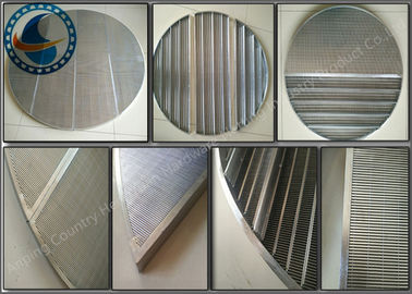 25-1200mm Diameter Welded Wedge Wire Screen Panels For Petrochemical