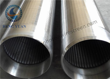 Johnson Filter Water Well Pipe Low Energy Consumption , Welded Rings End Connection