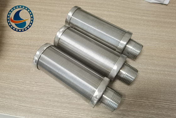 SS304 Rod Based Continuous Slot Wedge Wire Screen Pipe