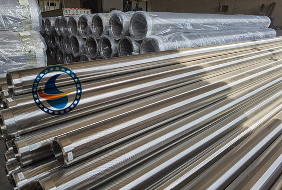 0.3mm Slot Wire Wrapped Screen Pipe Of SS316L For Oil Wells