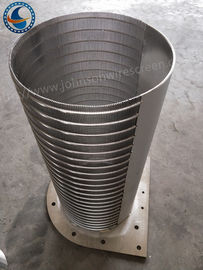Stainless Steel 316L Rotary Screen Drum Wire Strainer Basket 520 Mm Diameter