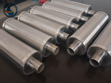 Stainless Steel 304 OD 76mm Wedge Wire Screen With M32 Male Thread
