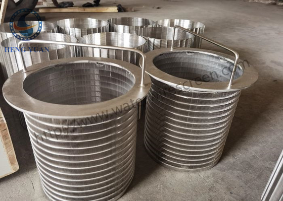 Wedge Wire Inner Filter Rotary Screen Drum Cylinder For Sewage Treatment