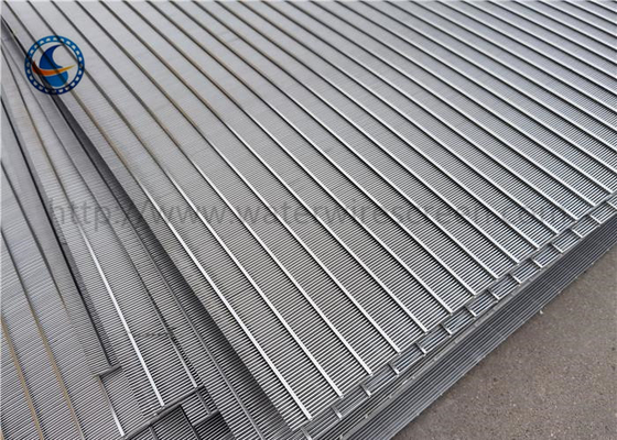 Filter Johnson 304 Wedge Wire Screen Panels Stainless Steel Sieve Bend Screen
