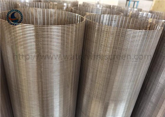 Stainless Steel 304 Johnson Wire Screen Wedge Slot Shape Type For Filter