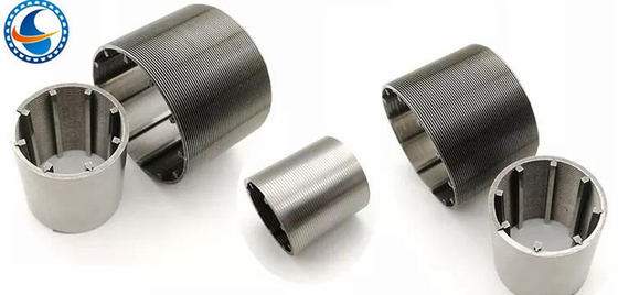 Johnson Continuous Slot Wedge Wire Mesh Profile Screen Stainless Steel 63mm Dia