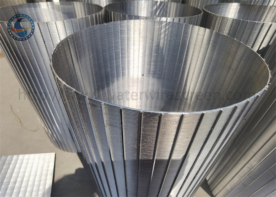 304 Stainless Steel Wedge Wire Screen Tube Wound Slot