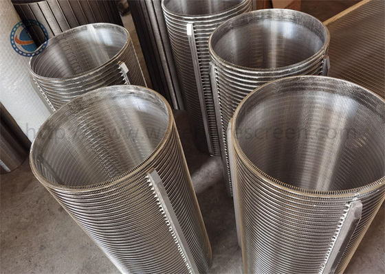 Ss 304 Filter Rotary Screen Drum Johnson Slot Screen Basket From Inside To Outside